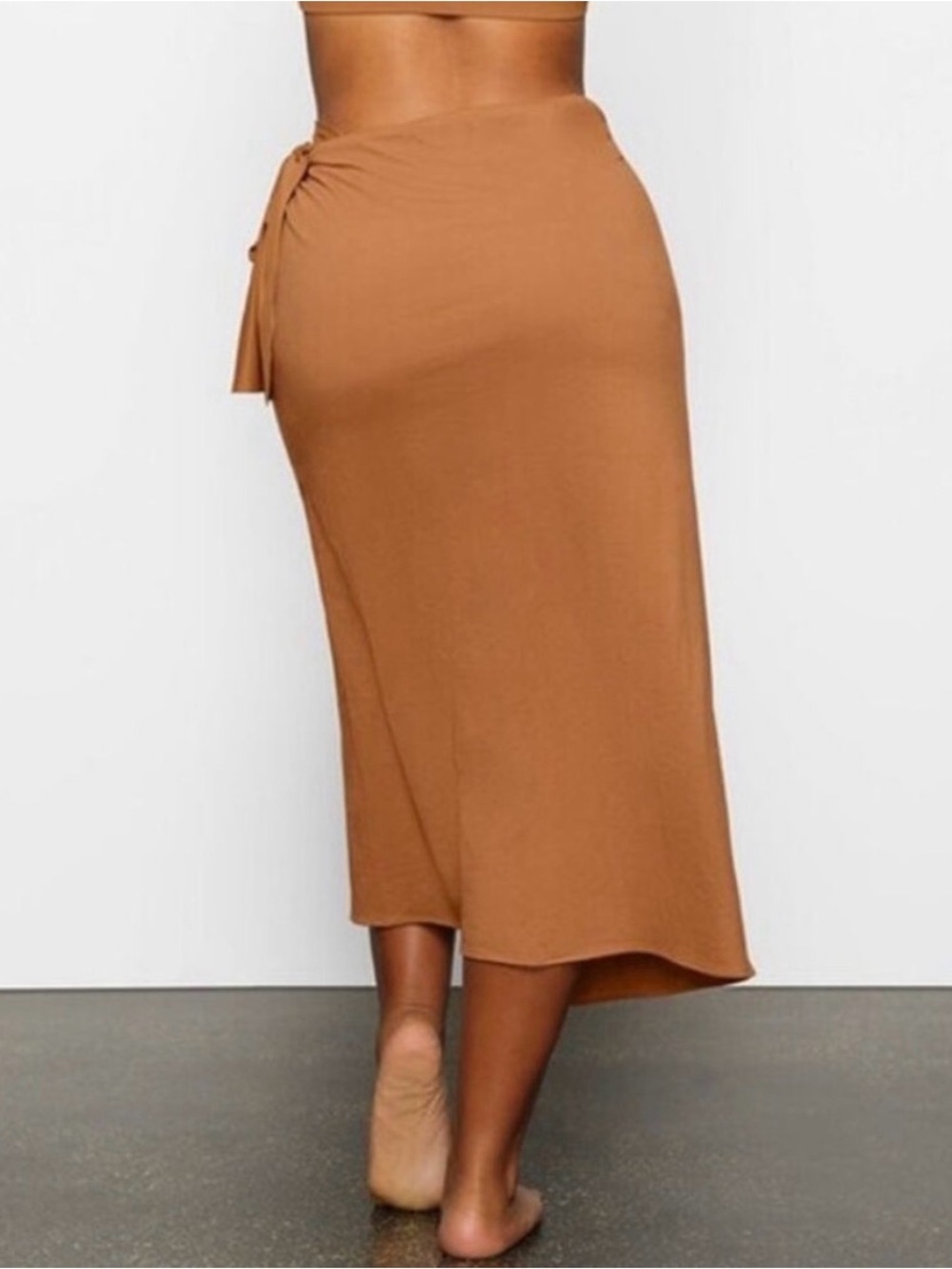 🤎 SKIMS Cover Ups Sarong Skirt | Ochre | Sz. XS | NWT 🏷️
